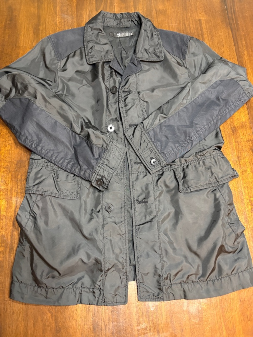 Jil Sander Black Nylon Field Jacket